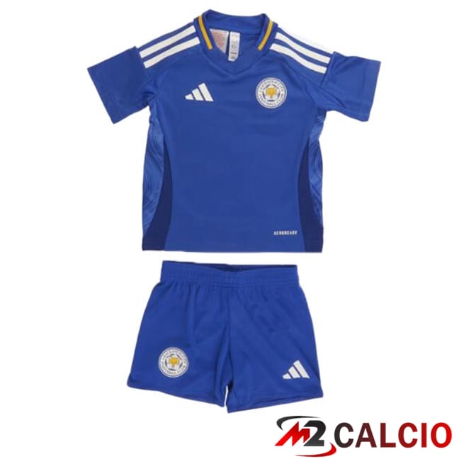 Maglie Calcio Leicester City Bambino Prima Blu 2024/2025