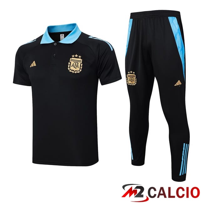 Insieme Polo Argentina + Pantaloni Nero 2024/2025