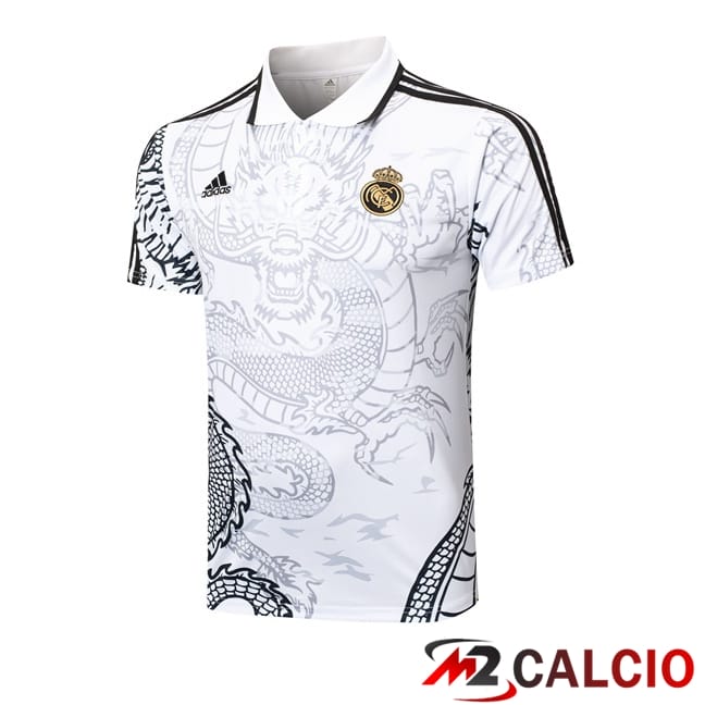 Maglia Polo Real Madrid Bianco 2024/2025