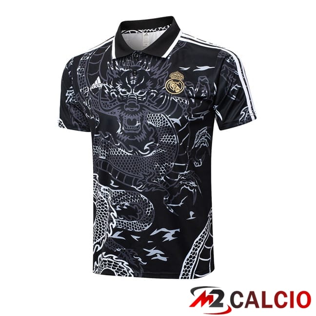 Maglia Polo Real Madrid Nero 2024/2025
