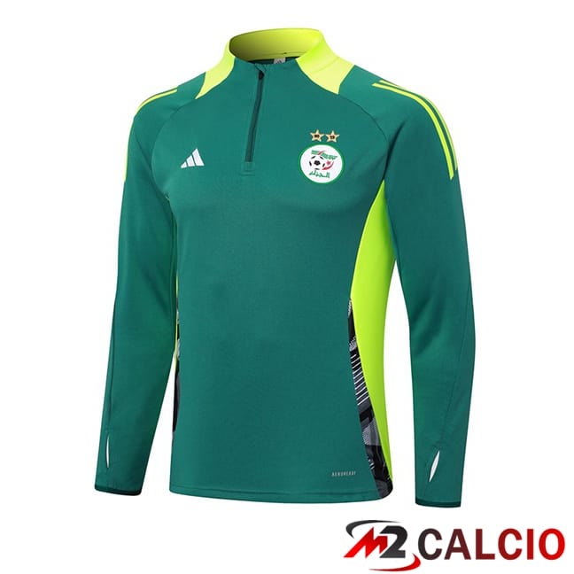 Felpa Allenamento Algeria Verde 2024/2025