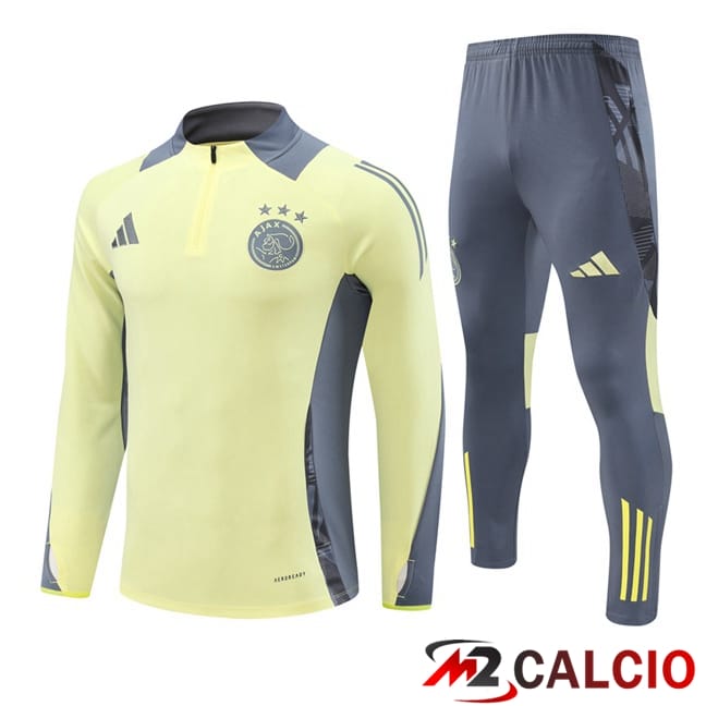 Insieme Tuta Calcio AFC Ajax Giallo 2024/2025