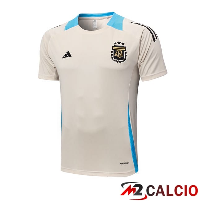 T Shirt Allenamento Argentina Giallo 2024/2025