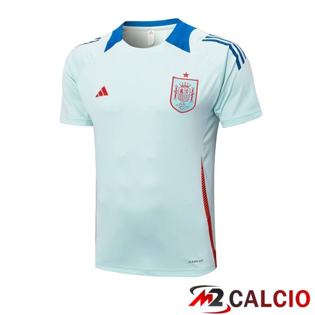 T Shirt Allenamento Spagna Blu 2024/2025