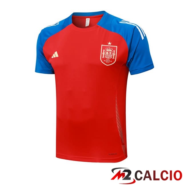 T Shirt Allenamento Spagna Rosso 2024/2025