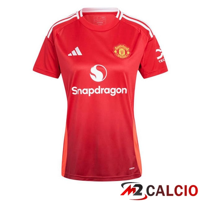 Maglie Calcio Manchester United Donna Prima Rosso 2024/2025