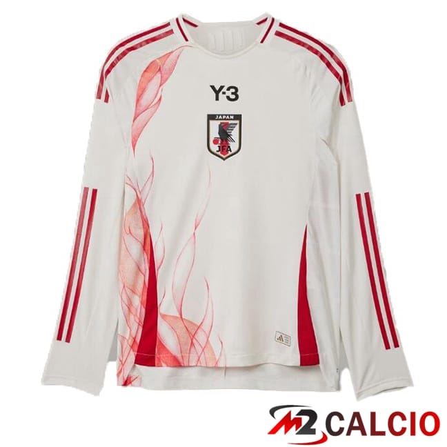 Maglia Nazionale Giappone Prima Manica Lunga Blu 2024/2025