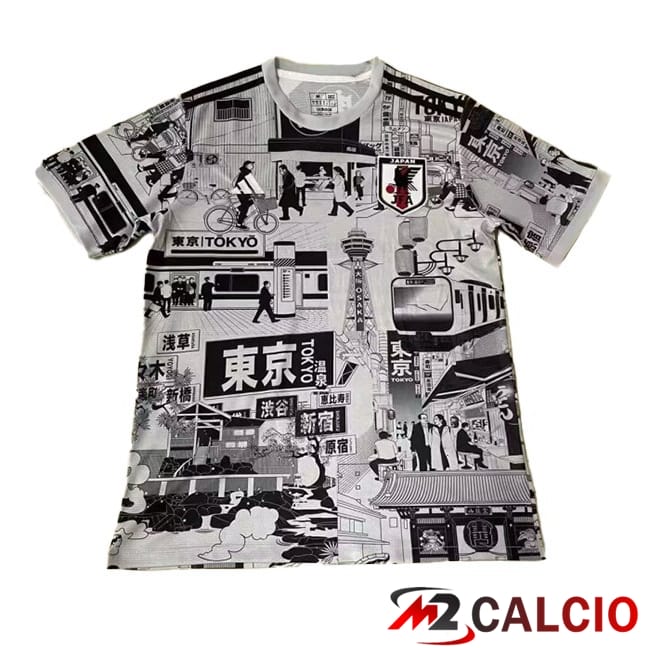 Maglia Nazionale Giappone Edizione Speciale Bianco Nero 2024/2025