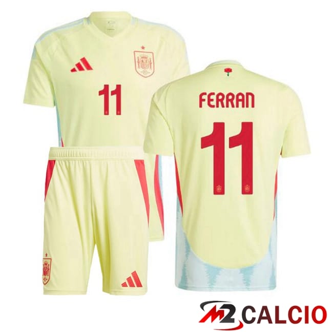 Maglia Nazionale Spagna (FERRAN 11) Bambino Seconda Giallo 2024/2025