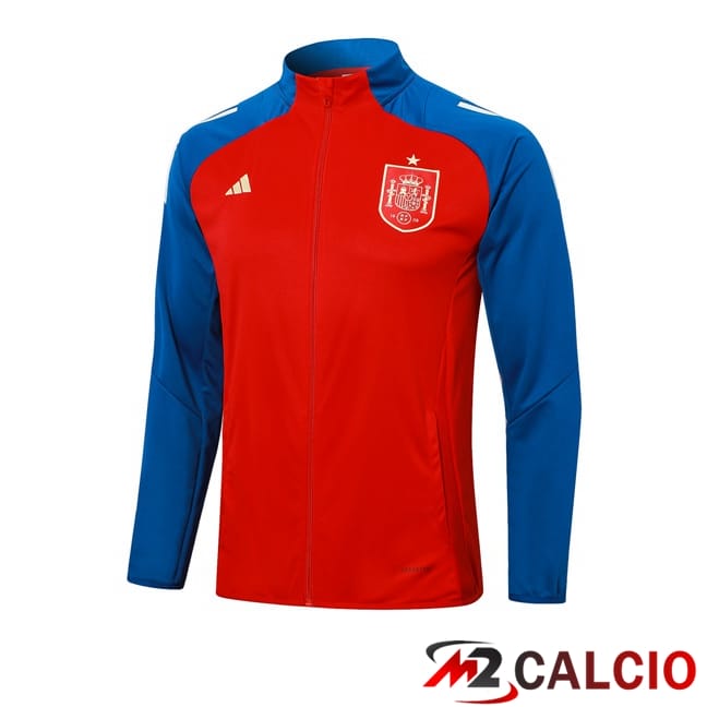 Giacca Calcio Spagna Rosso 2024/2025