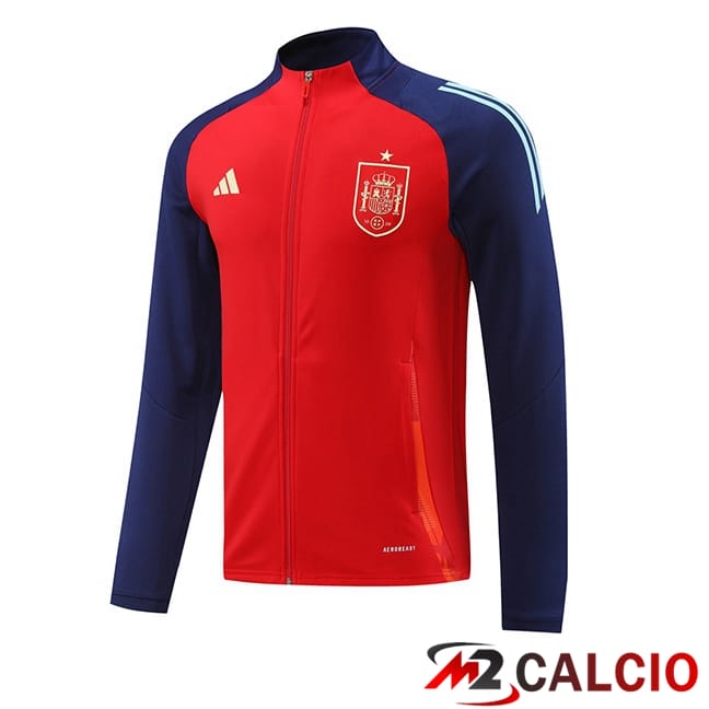 Giacca Calcio Spagna Rosso 2024/2025