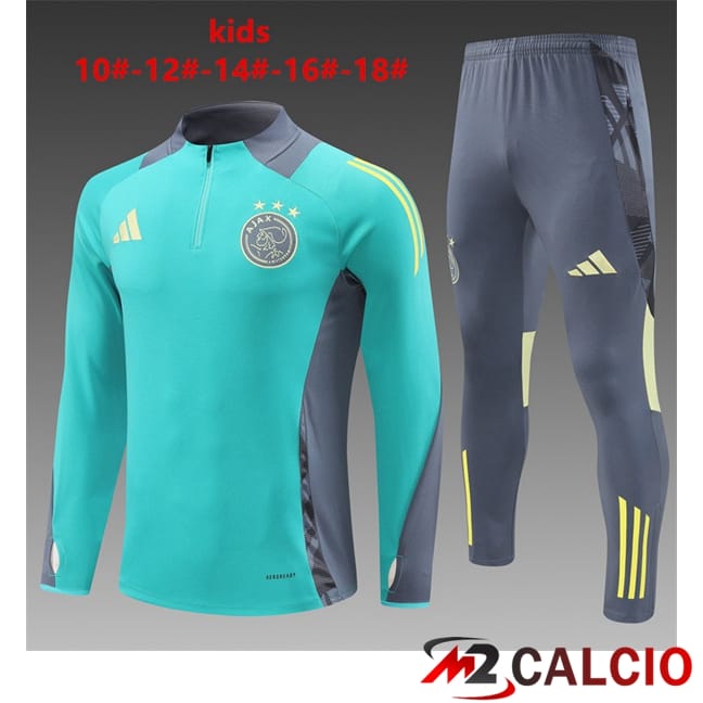 Insieme Tuta Calcio AFC Ajax Bambino Verde 2024/2025