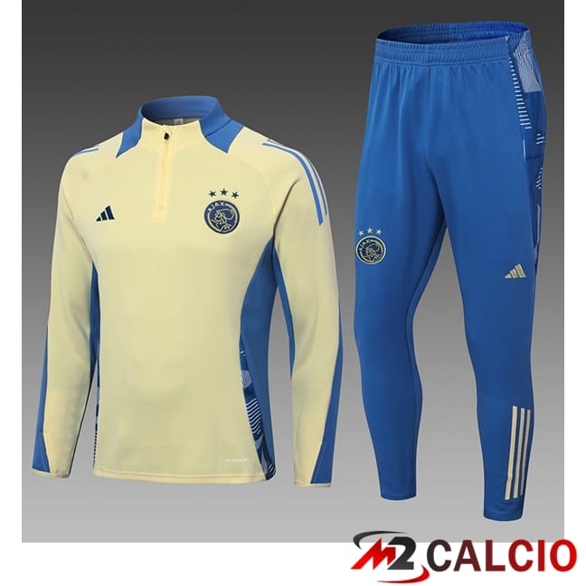 Insieme Tuta Calcio AFC Ajax Bambino Giallo 2024/2025