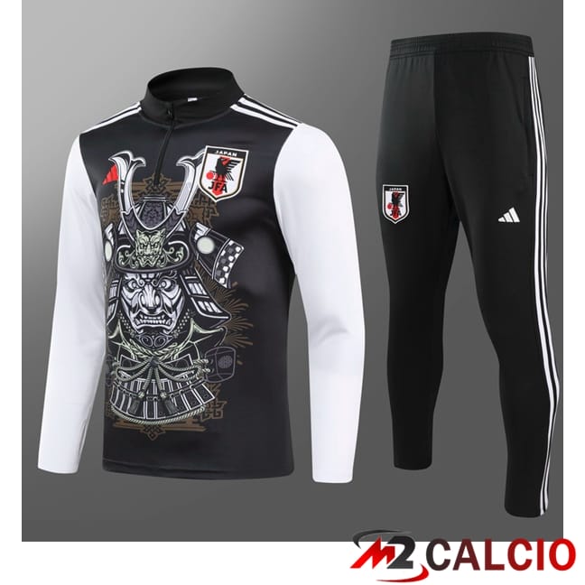 Insieme Tuta Calcio Giappone Bambino Nero 2024/2025