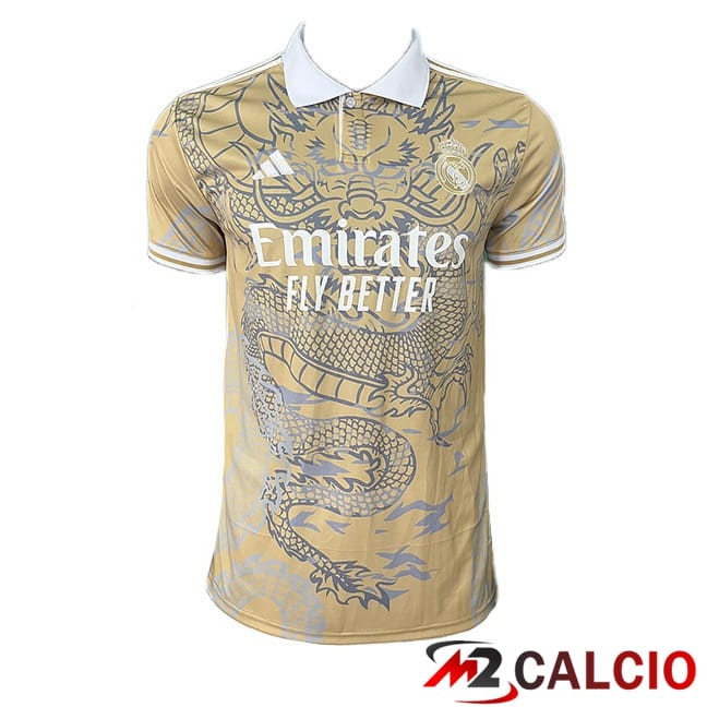 Maglie Calcio Real Madrid Edizione Speciale Giallo 2024/2025