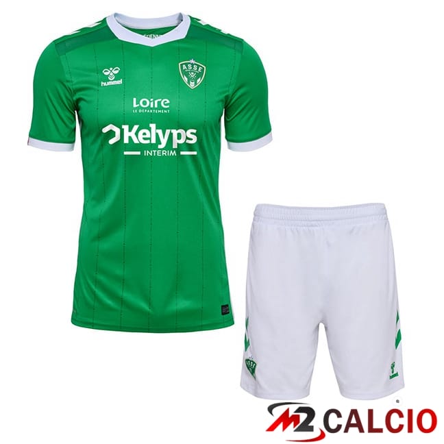 Maglie Calcio AS St Etienne Bambino Prima Verde 2024/2025