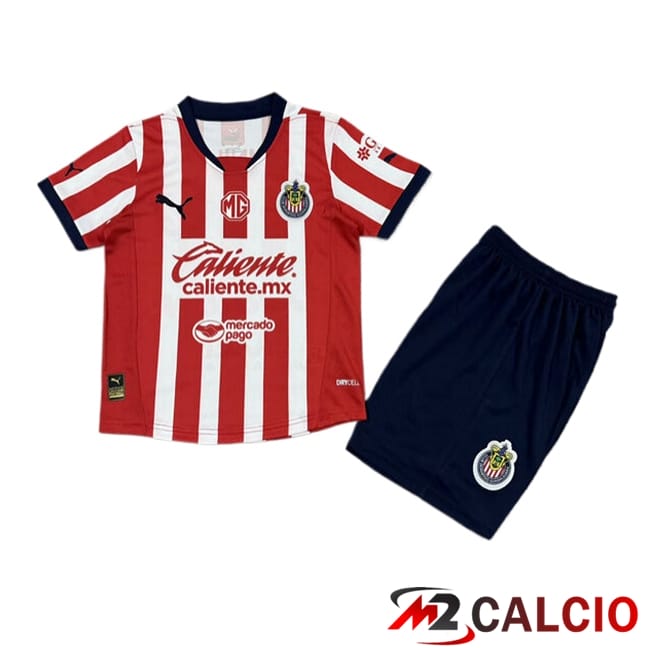 Maglie Calcio CD Guadalajara Bambino Prima 2024/2025