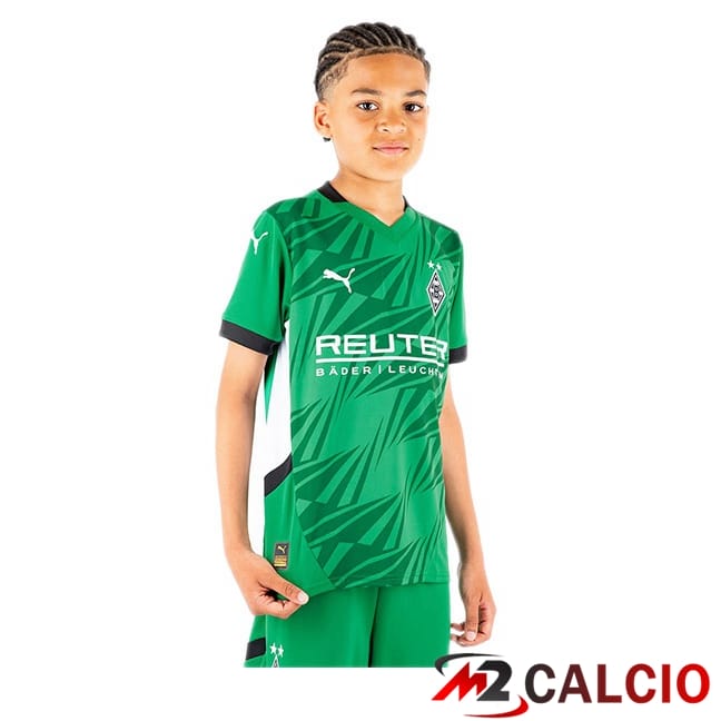 Maglie Calcio Monchengladbach Bambino Seconda Verde 2024/2025