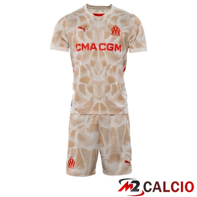 Maglie Calcio Marsiglia OM Bambino Portiere Arancia 2024/2025