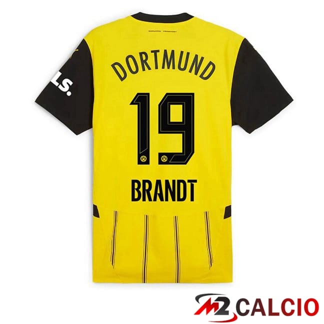Maglie Calcio Dortmund BVB (Brandt 19) Prima Giallo 2024/2025