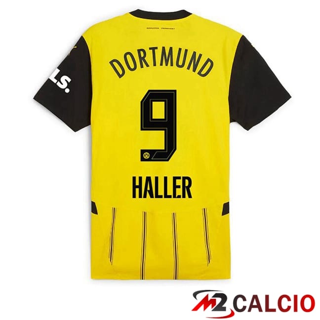 Maglie Calcio Dortmund BVB (Haller 9) Prima Giallo 2024/2025