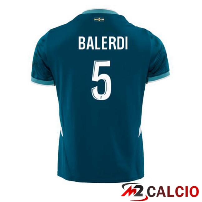 Maglie Calcio Marsiglia OM (BALERDI 5) Seconda Blu 2024/2025