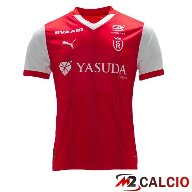Maglie Calcio Stade de Reims Prima Rosso 2024/2025
