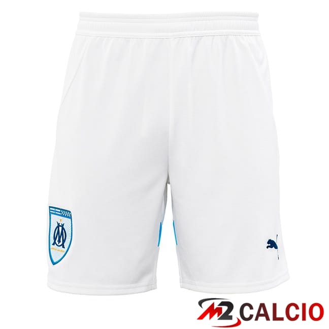 Pantaloncini Calcio Marsiglia OM Prima Bianco 2024/2025
