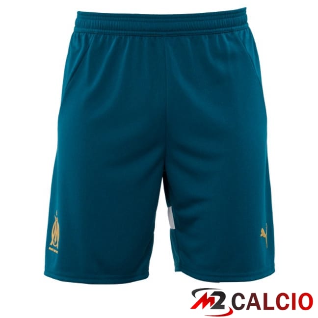 Pantaloncini Calcio Marsiglia OM Seconda Blu 2024/2025