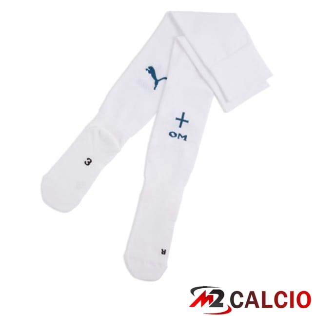 Calzini Calcio Marsiglia OM Prima Bianco 2024/2025