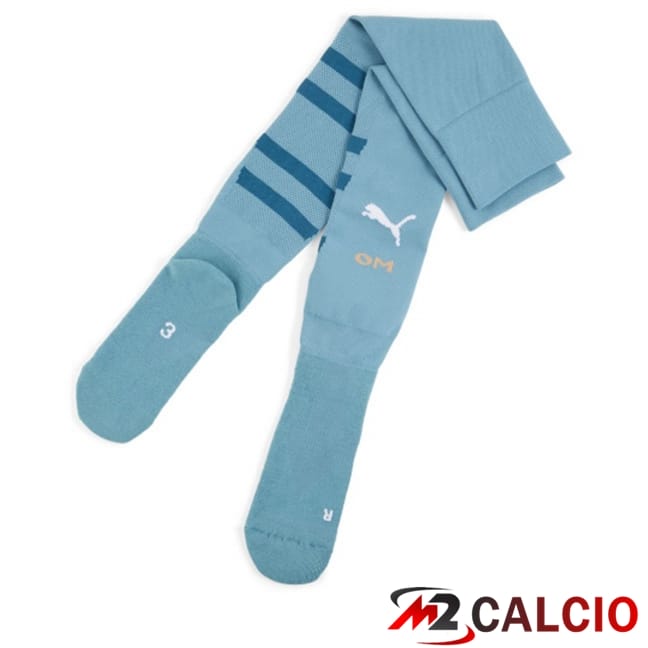 Calzini Calcio Marsiglia OM Seconda Blu 2024/2025