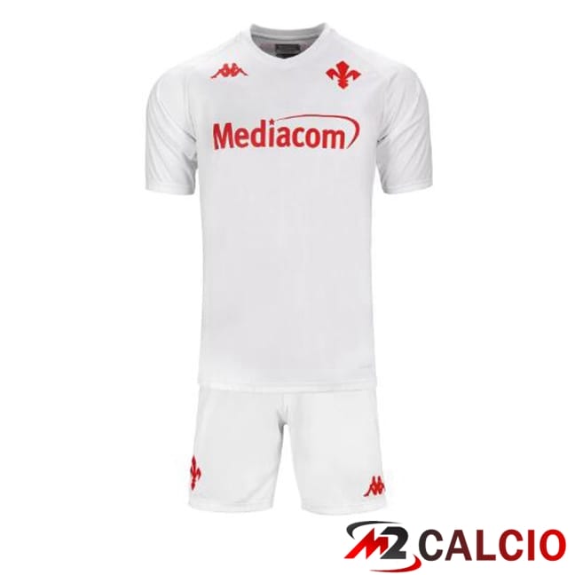 Maglie Calcio ACF Fiorentina Bambino Seconda Bianco 2024/2025