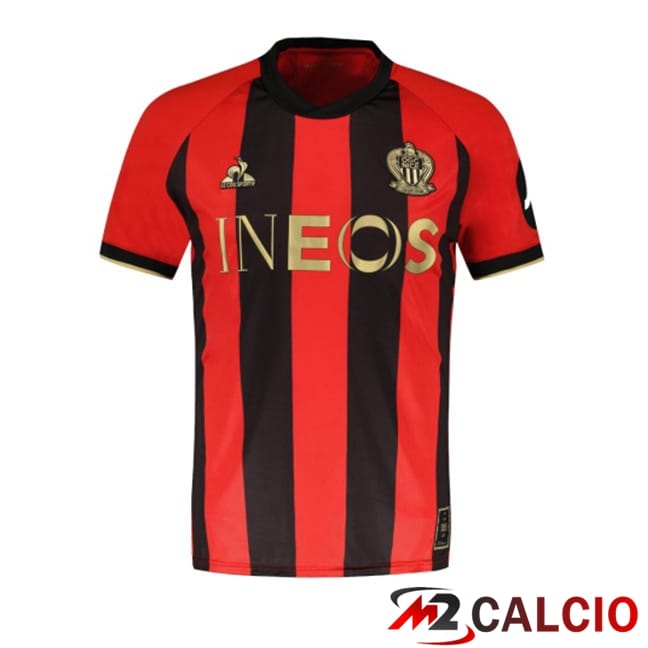 Maglie Calcio OGC Nice Prima Rosso Nero 2024/2025