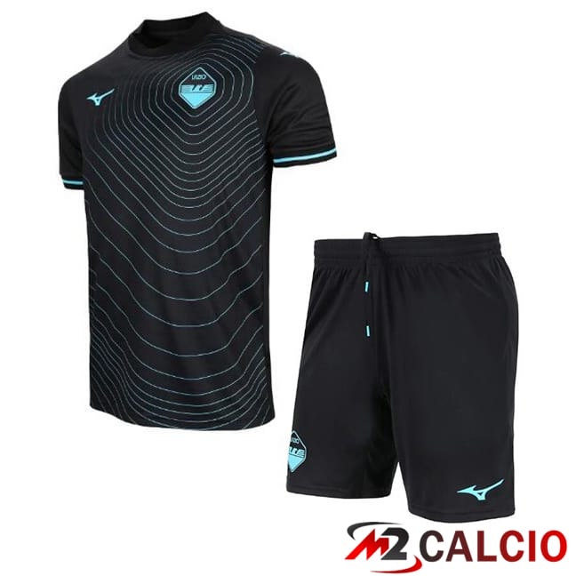 Maglie Calcio SS Lazio Bambino Seconda Nero 2024/2025
