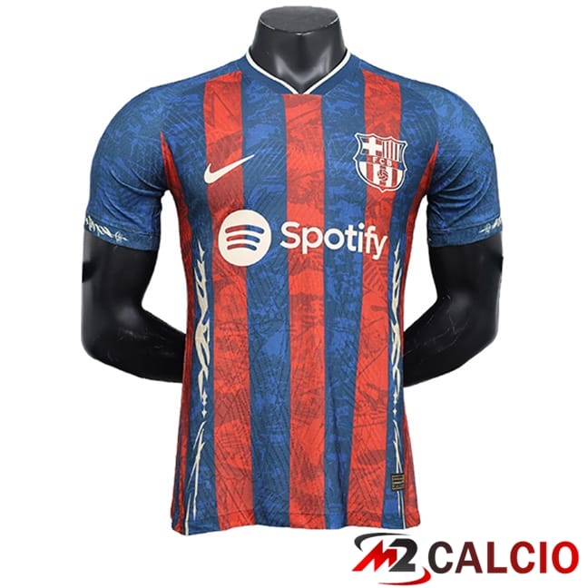 Maglie Calcio FC Barcellona Edizione Speciale Rosso/Blu 2024/2025