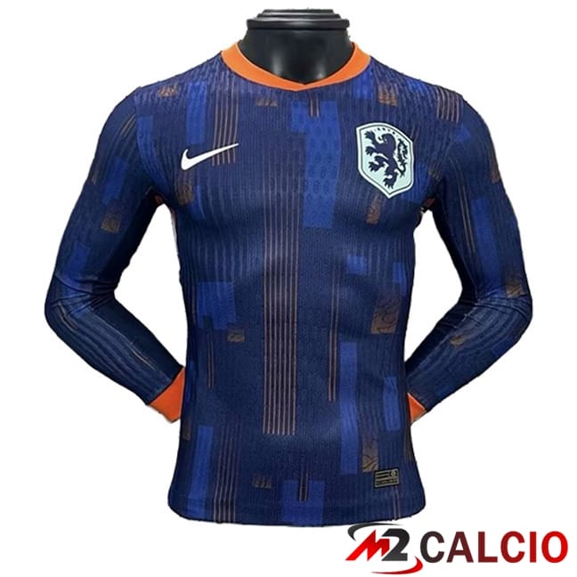 Maglie Calcio Paesi Bassi Seconda Manica Lunga 2024/2025