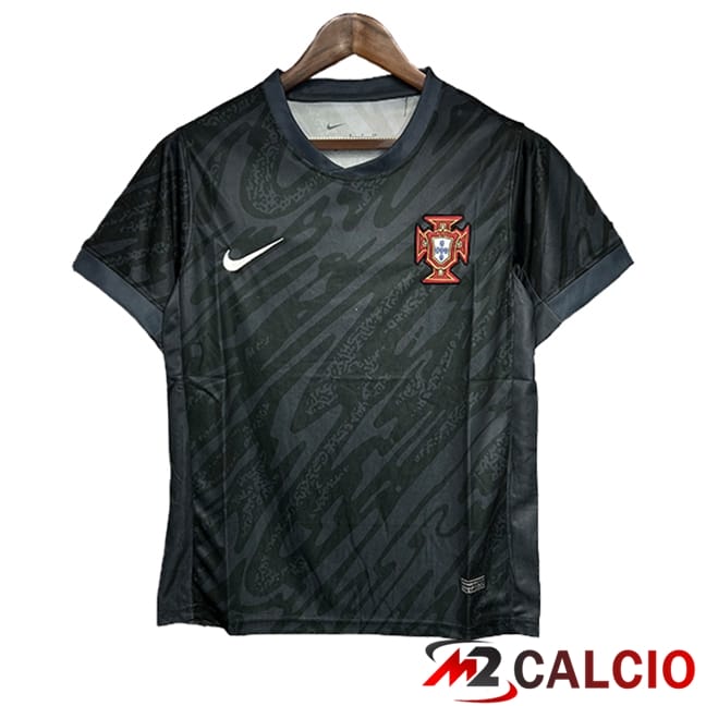 Maglie Calcio Portogallo Portiere Nero 2024/2025