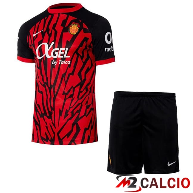 Maglie Calcio RCD Mallorca Bambino Prima Rosso 2024/2025