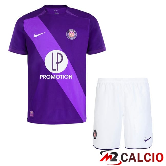 Maglie Calcio Toulouse Bambino Prima Viola 2024/2025