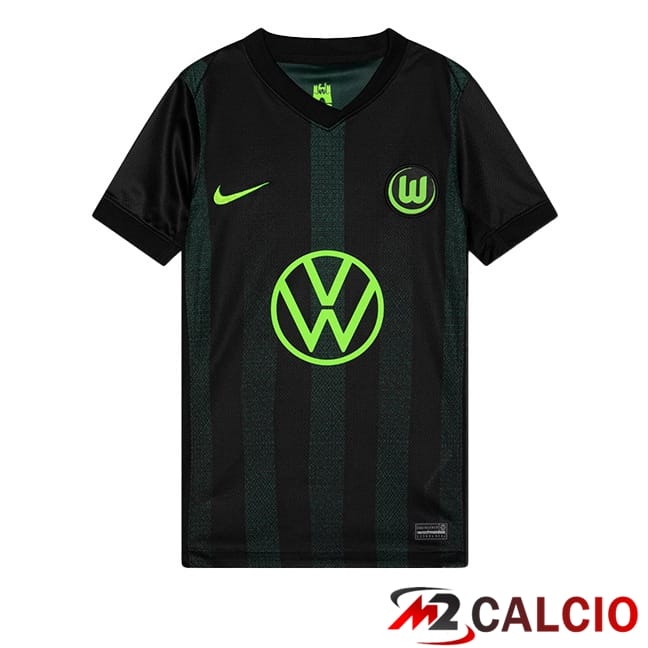 Maglie Calcio Vfl Wolfsburg Seconda Nero 2024/2025
