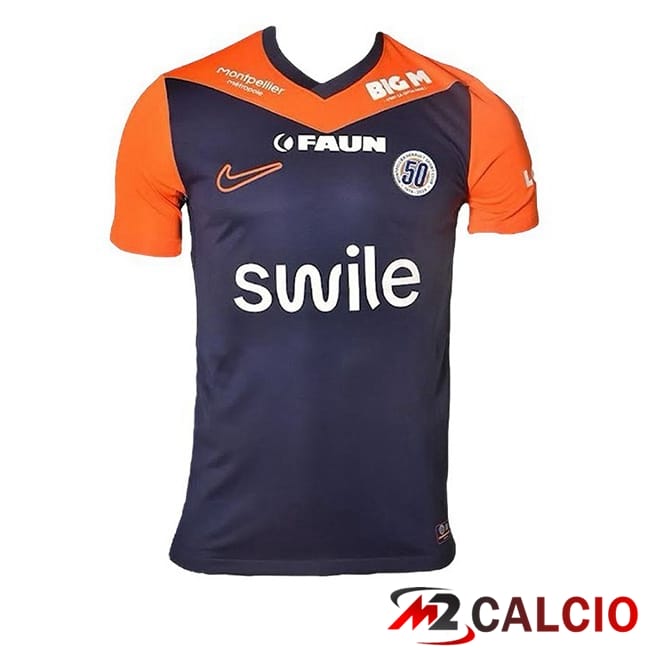 Maglie Calcio Montpellier HSC Prima Blu Arancia 2024/2025