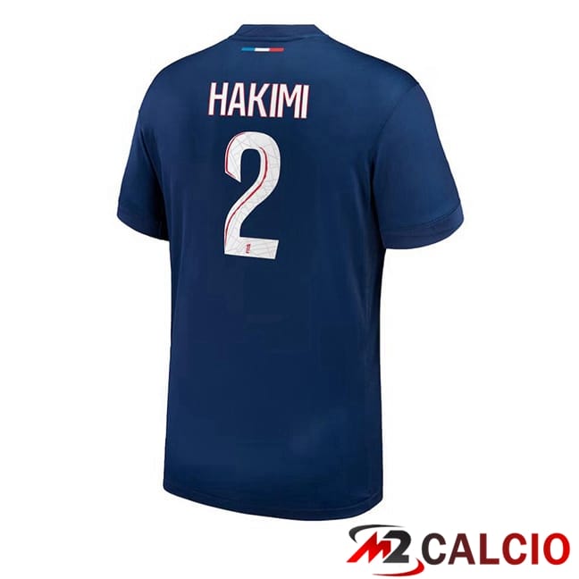 Maglie Calcio Paris PSG (Hakimi 2) Prima Blu Reale 2024/2025