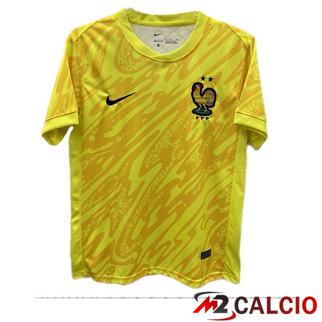Maglia Nazionale Francia Portiere Giallo 2024/2025