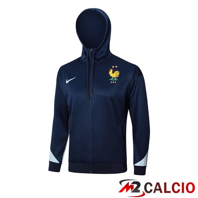 Giacca A Vento Francia Blu Reale 2024/2025