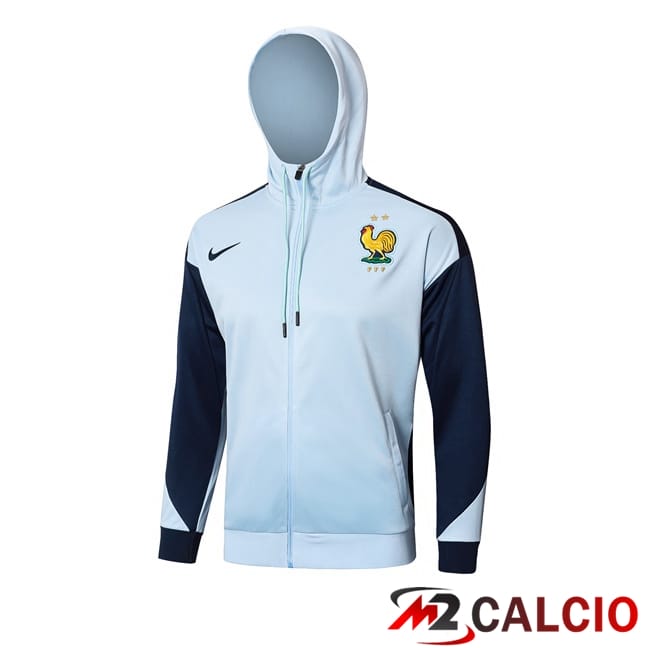 Giacca A Vento Francia Blu 2024/2025