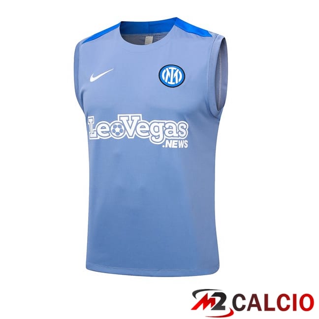 Canotta Allenamento Inter Milan Blu 2024/2025