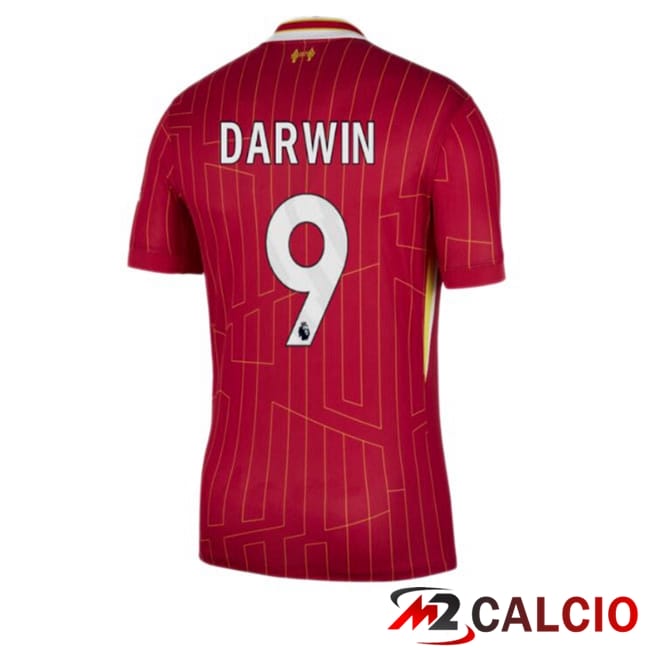 Maglie Calcio FC Liverpool (DARWIN 9) Prima Rosso 2024/2025