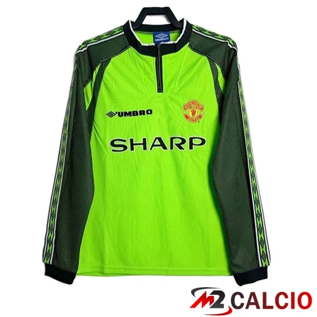 Maglie Calcio Manchester United Retro Portiere Manica Lunga 1998/1999
