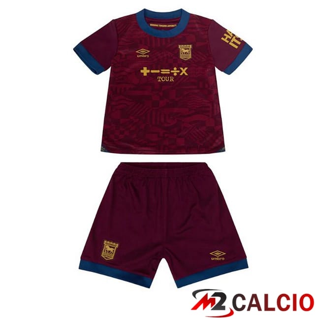 Maglie Calcio Ipswich Town Bambino Seconda Marrone 2024/2025