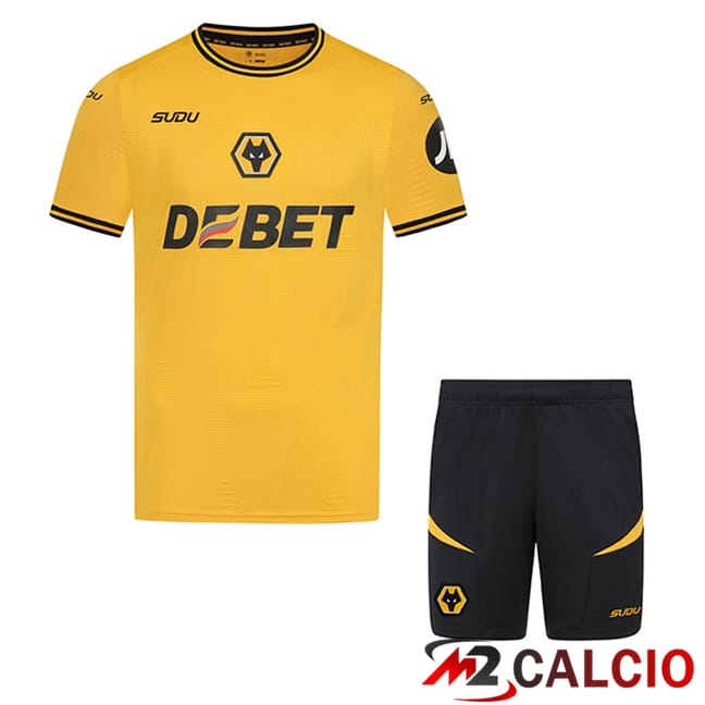 Maglie Calcio Wolves Bambino Prima 2024/2025
